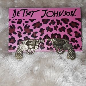 Betsey Johnson revolver earrings